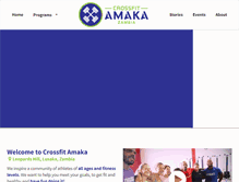 Tablet Screenshot of crossfitamaka.com